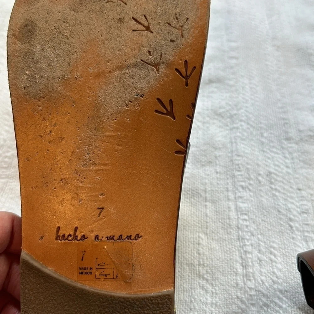 beek DARTER Chocolate Sandals, Size 7, EUC - Picture 7 of 13